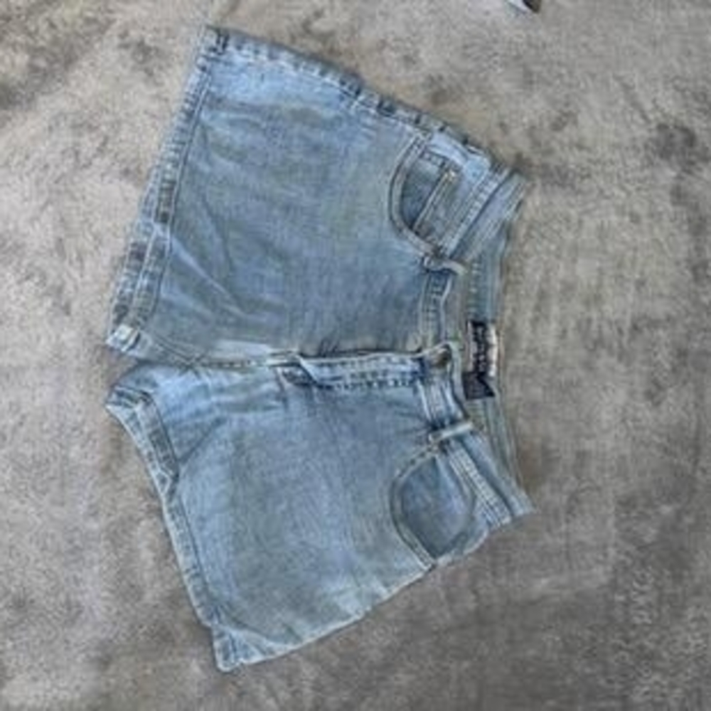 Light Blue Denim Women Shorts